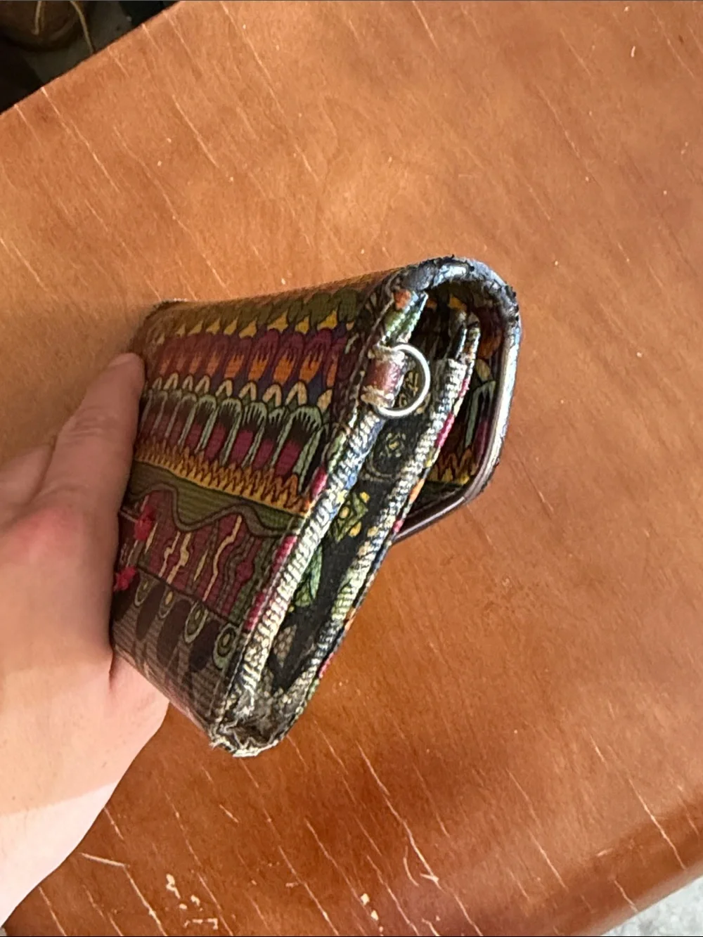 Sacroots Patterned Envelope Wallet